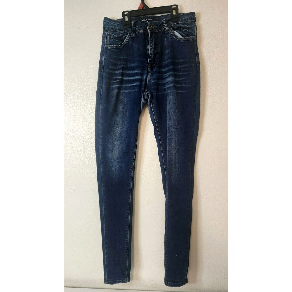 Wax JeansWAX Jean Dark Wash Skinny Jeans - High Rise Stretch Denim-Slim Fit Sz 7